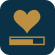 A gold heart above a gold progress bar on a dark blue background. The partially filled bar suggests something is in progress, reflecting the commitment of Casillas Insurance to serving Katy TX with reliable insurance services.
